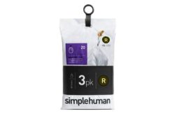 simplehuman Bin Liner Code R 3 x 20 Pack 60 Liners
